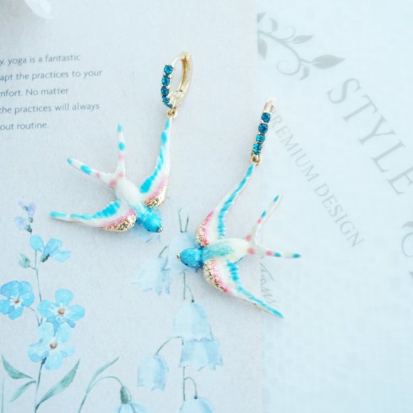 COPY - Bill skinner swallow earrings - Picture 9 of 12